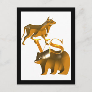 Carte Postale Bull Market Vs Bear Market