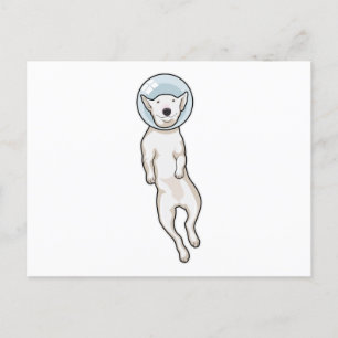 Carte Postale Bull Terrier Space
