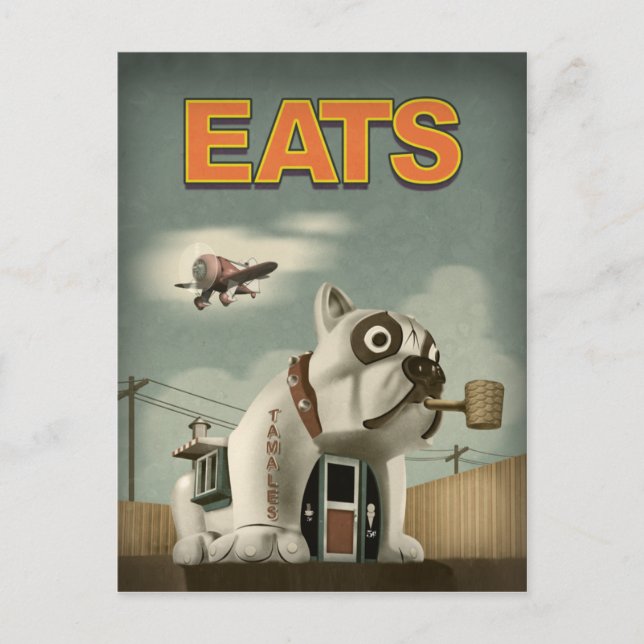 Carte Postale Bulldog (Devant)