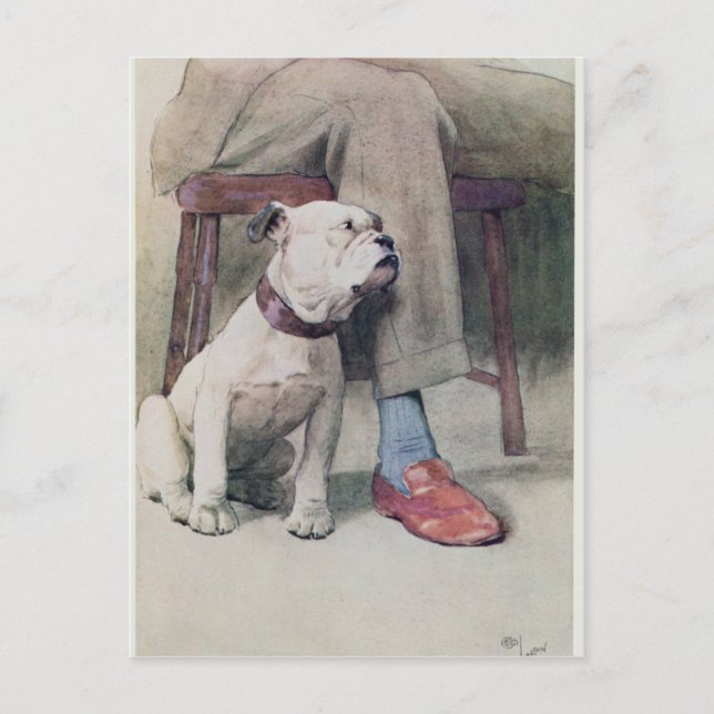 Carte Postale Bulldog (Devant)
