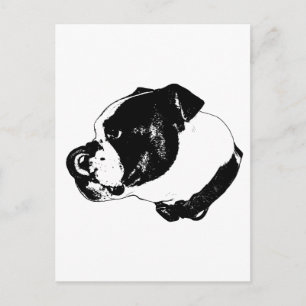 Carte postale Bulldog Bold