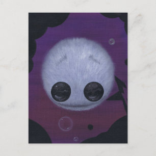 carte postale bulle floue