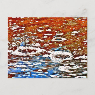CARTE POSTALE BULLES
