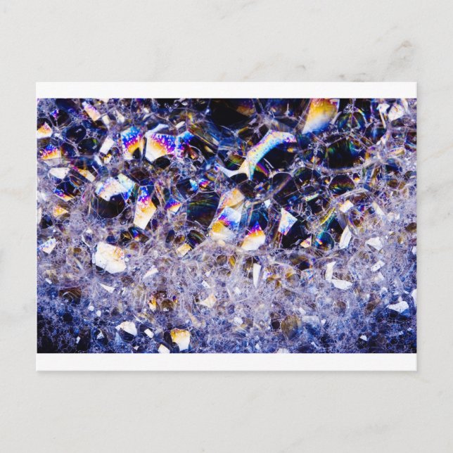Carte Postale bulles de mousse (Devant)
