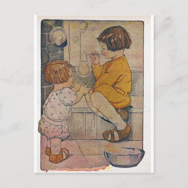 Carte Postale Bulles de souffle (Devant)