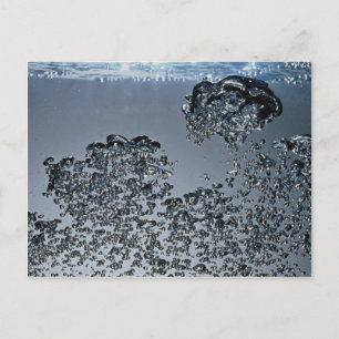 Carte Postale Bulles d'eau stimulantes