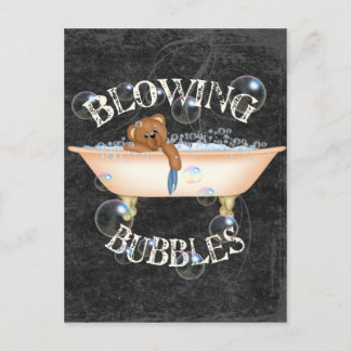 Carte Postale Bulles soufflantes