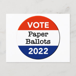 Carte Postale Bulletin de vote Élections de mi-mandat 2022