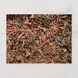 Carte Postale Bullets, munitions