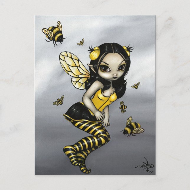 Carte postale "Bumblebee Fairy" (Devant)