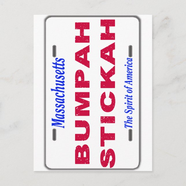 Carte Postale Bumpah Stickah (Devant)