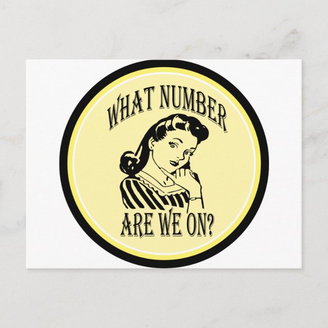 Carte Postale Bunco Quel Nombre Sommes-Nous Sur #2 (Devant)