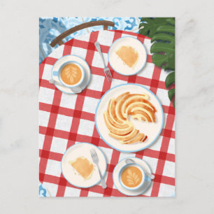 Carte Postale Bundt Cake and Coffee for Two