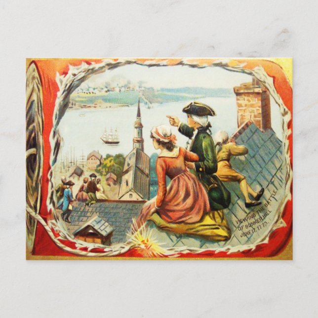 Carte postale Bunker Hill vintage (Devant)