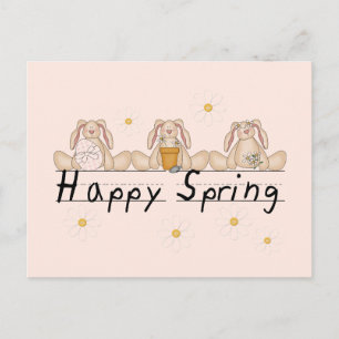Carte Postale Bunnies Happy Spring T-shirts and Gifts