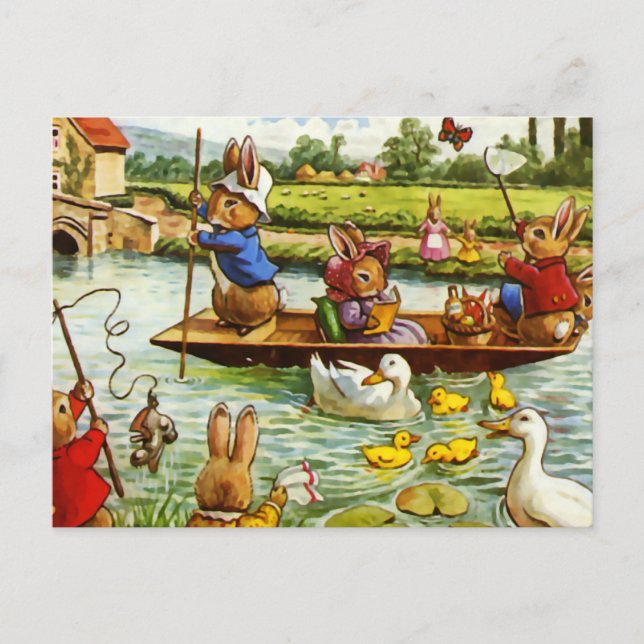 Carte Postale Bunnies nautiques (Devant)