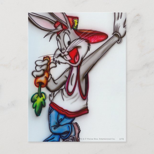 Carte Postale BUNNY™ Airbrush (Devant)