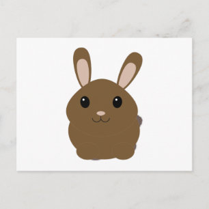 Carte Postale Bunny Brown