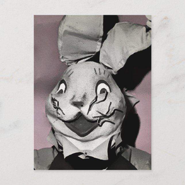 Carte Postale Bunny déplaisant de Pâques (Devant)