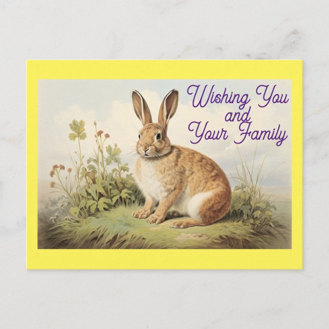 Carte postale Bunny Holiday (Devant)