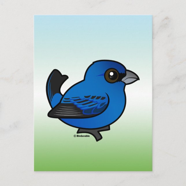 Carte Postale Bunting Indigo (Devant)