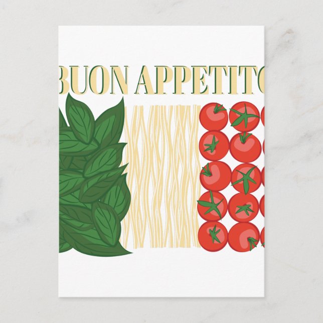 Carte Postale Buon Appetito (Devant)