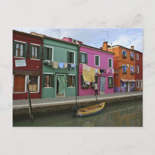 Carte Postale Burano, Italie (Devant)