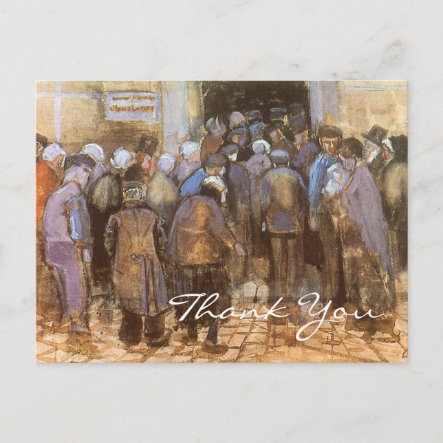 Carte Postale Bureau de Loterie d'Etat de Van Gogh (Devant)