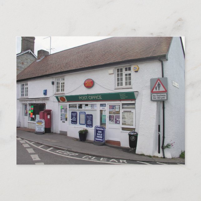 Carte Postale Bureau de poste de Bishop's Hull, Somerset, Royaum (Devant)
