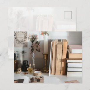 Carte Postale Bureau Vintage Cosy Ambiance