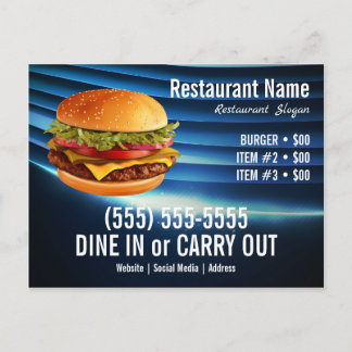 Carte Postale Burger