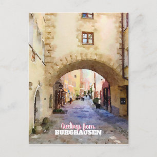 Carte Postale Burghausen en Bavière