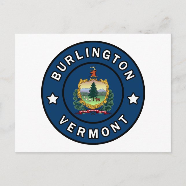 Carte Postale Burlington Vermont (Devant)