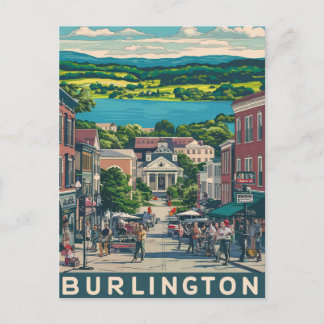 Carte Postale Burlington, Vermont