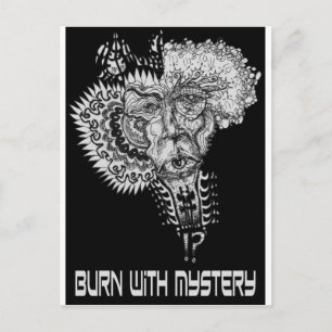 Carte Postale Burn with mystery