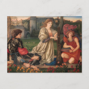 Carte Postale Burne-Jones La chanson d'amour CC0792 Pre-Raphaeli