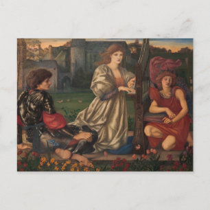 Carte Postale Burne-Jones La chanson d'amour CC0793 Pre-Raphaeli