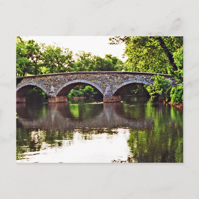 Carte Postale Burnside Bridge Antietam (Devant)