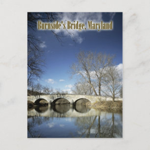Carte Postale Burnside's Bridge, champ de bataille national Anti