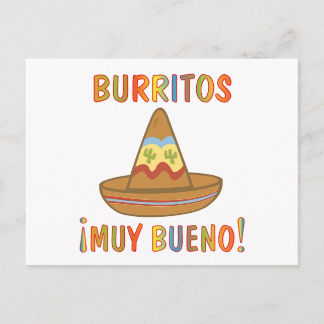 CARTE POSTALE BURRITOS (Devant)