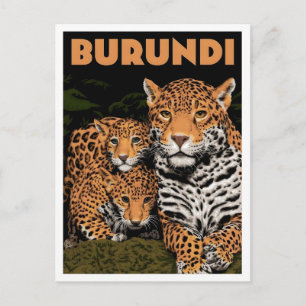 Carte Postale Burundi Afrique Voyage Vintage