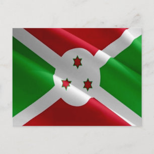 Carte Postale Burundi - Drapeau