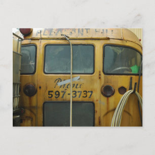 Carte Postale Bus de l'école