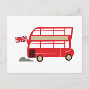 Carte Postale Bus de Londres