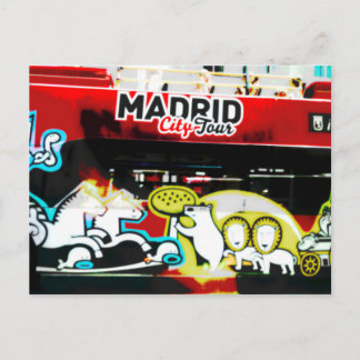 Carte Postale Bus turístico de Madrid (Espagne)