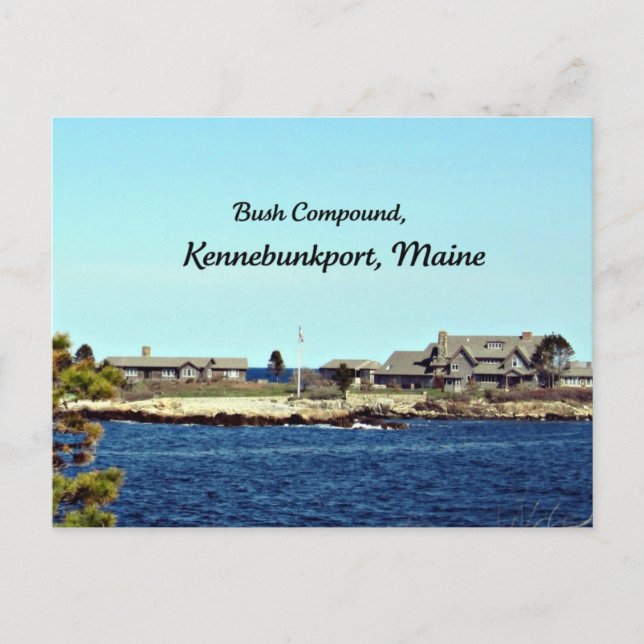 Carte Postale Bush Compound, Kennebunkport, Maine (Devant)