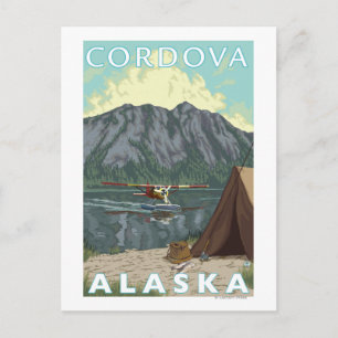 Carte Postale Bush Plane & Fishing - Cordova, Alaska
