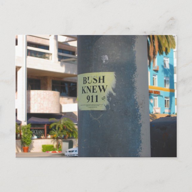 Carte Postale "bush savait. ..." (Devant)