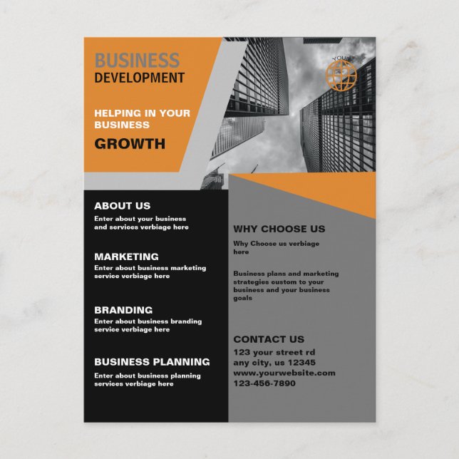 Carte Postale Business Development (Devant)