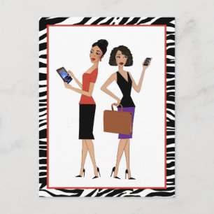 Carte Postale "Business Divas"